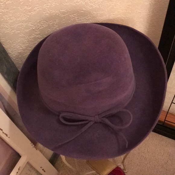 BORSALINO ITALIAN LAVENDER PURPLE HAT 22 1/2- NWOT - Picture 4 of 8